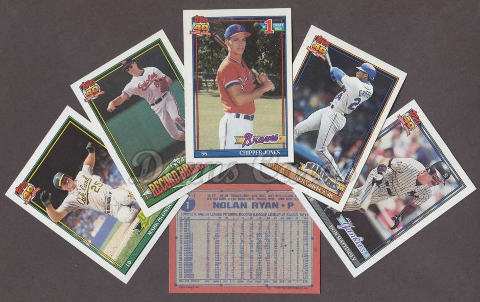 1991 Topps # 1991 Topps Baseball Factory Sealed Complete Set