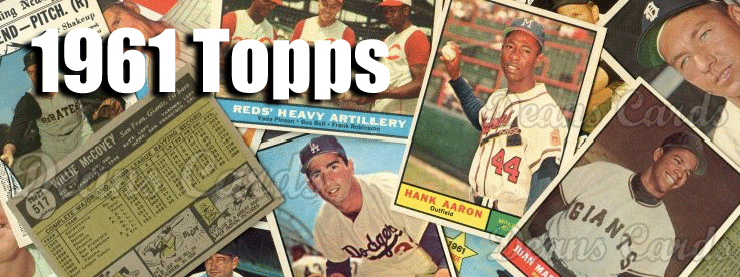 1961 Topps Baseball Cards 