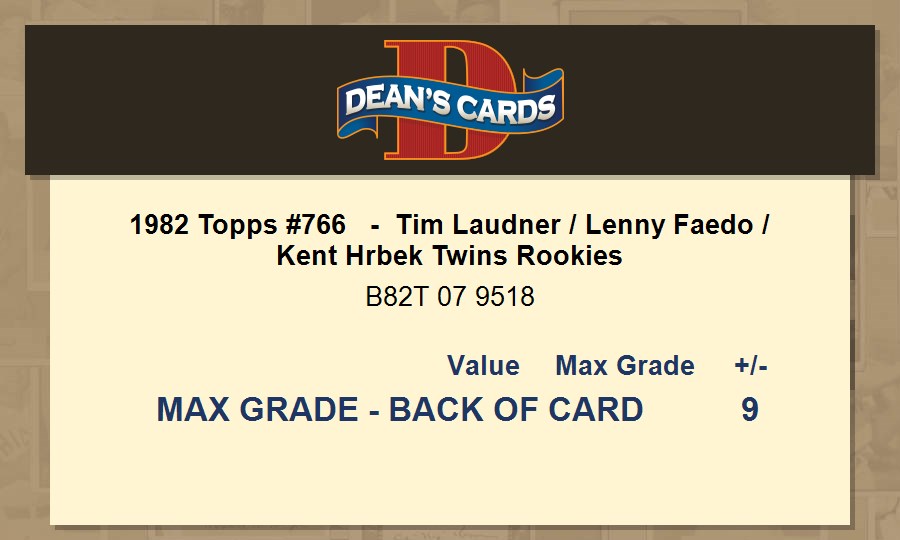 1982 Topps Traded Kent Hrbek