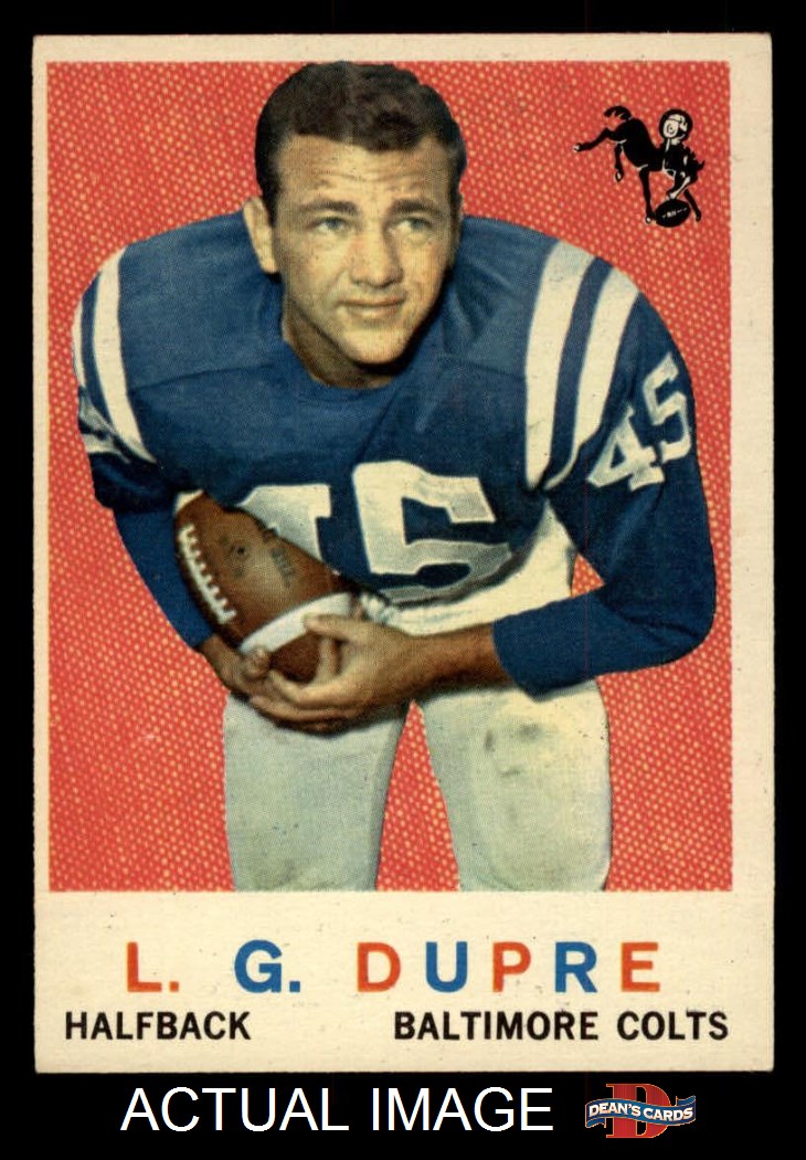 1959 Topps Baltimore Colts Team Set