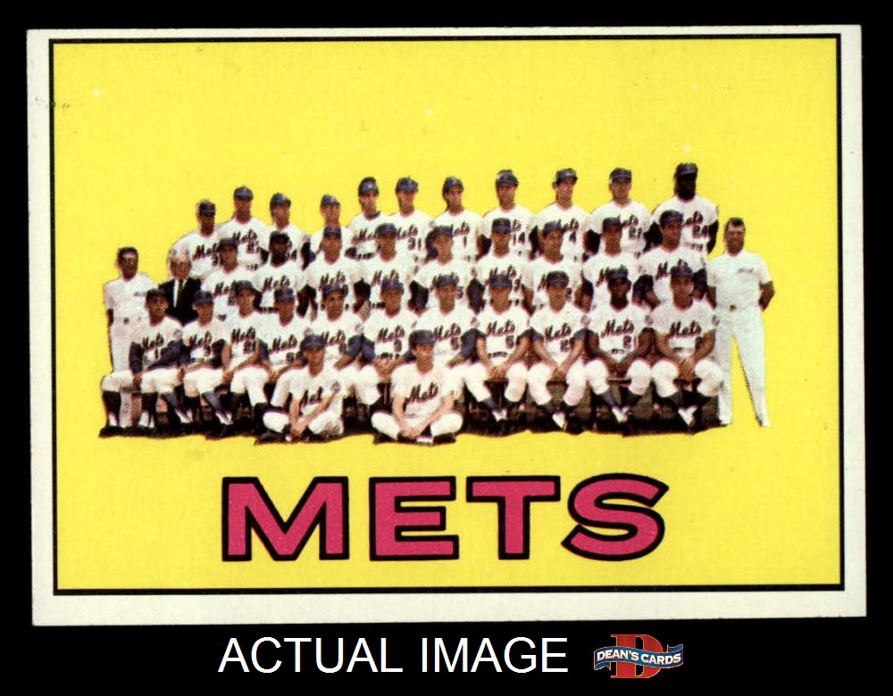 Al Luplow Autographed 1967 Topps Team Card #42 New York Mets SKU