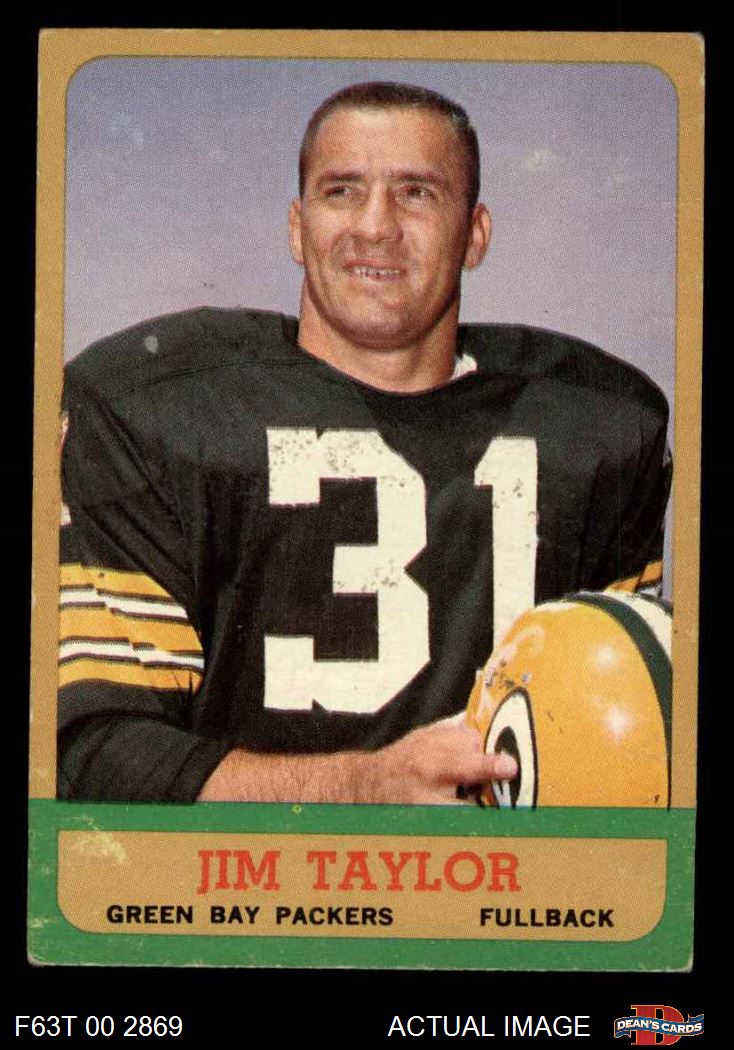 1963 GREEN BAY PACKERS Team Card - Topps Football Card- # 97