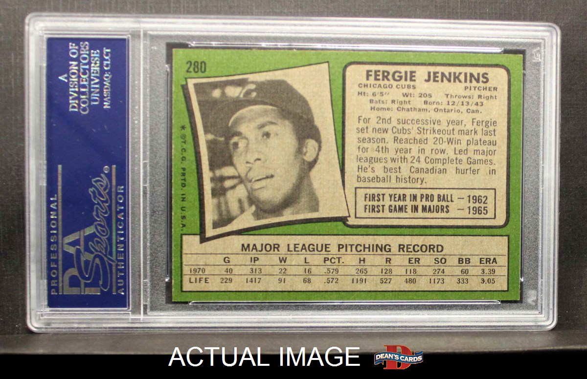 1971 Topps Fergie Jenkins