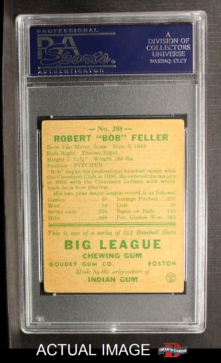 Bob Feller Base Variation