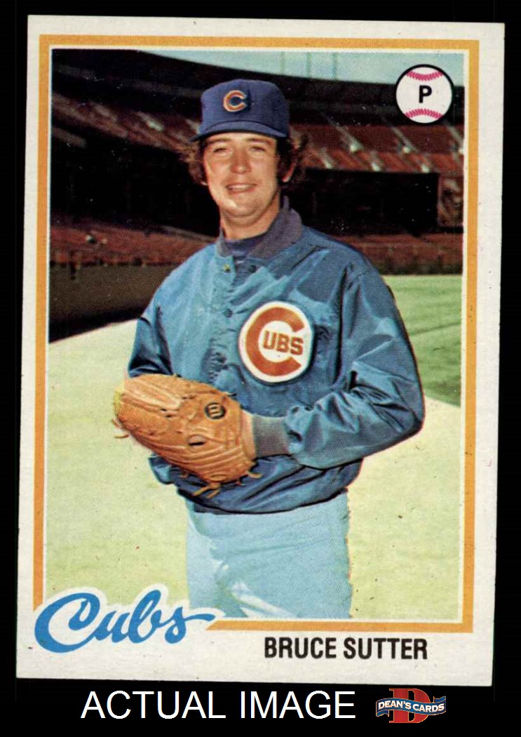 Dave Kingman autographed baseball card (Chicago Cubs) 1978