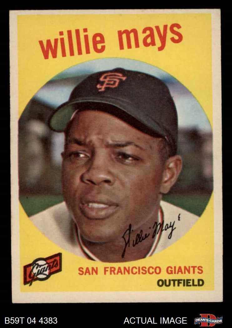 1959 Topps 484 Willie Kirkland San Francisco Giants Baseball Card