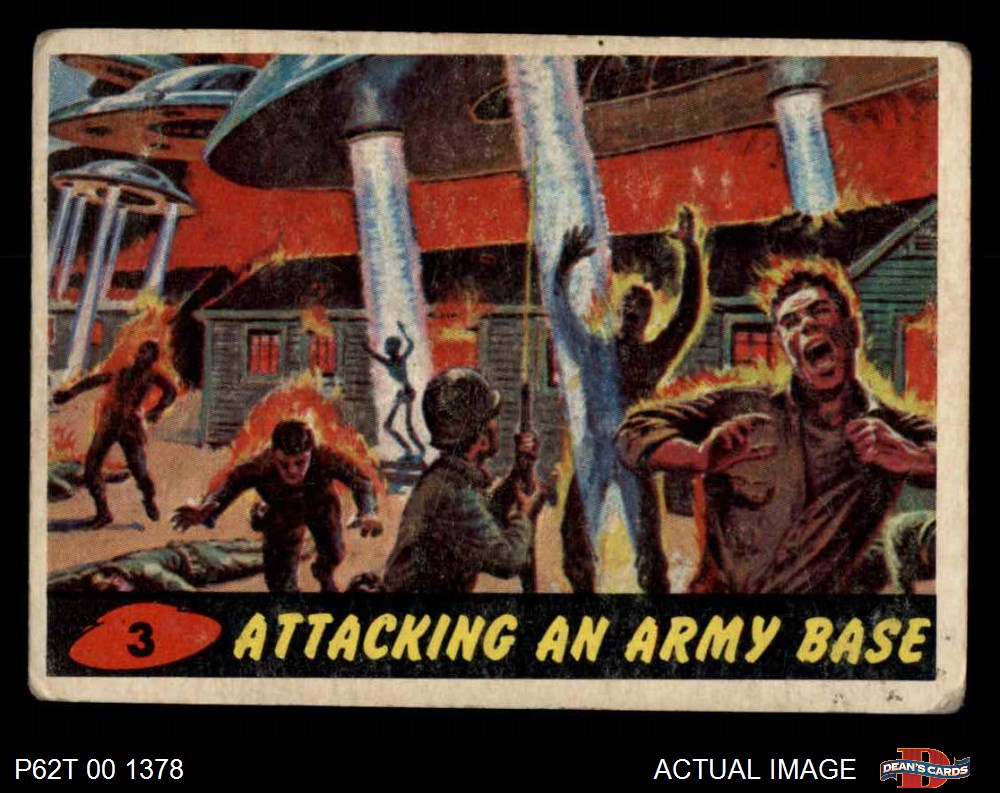 1962 Mars Attacks Almost Complete Set