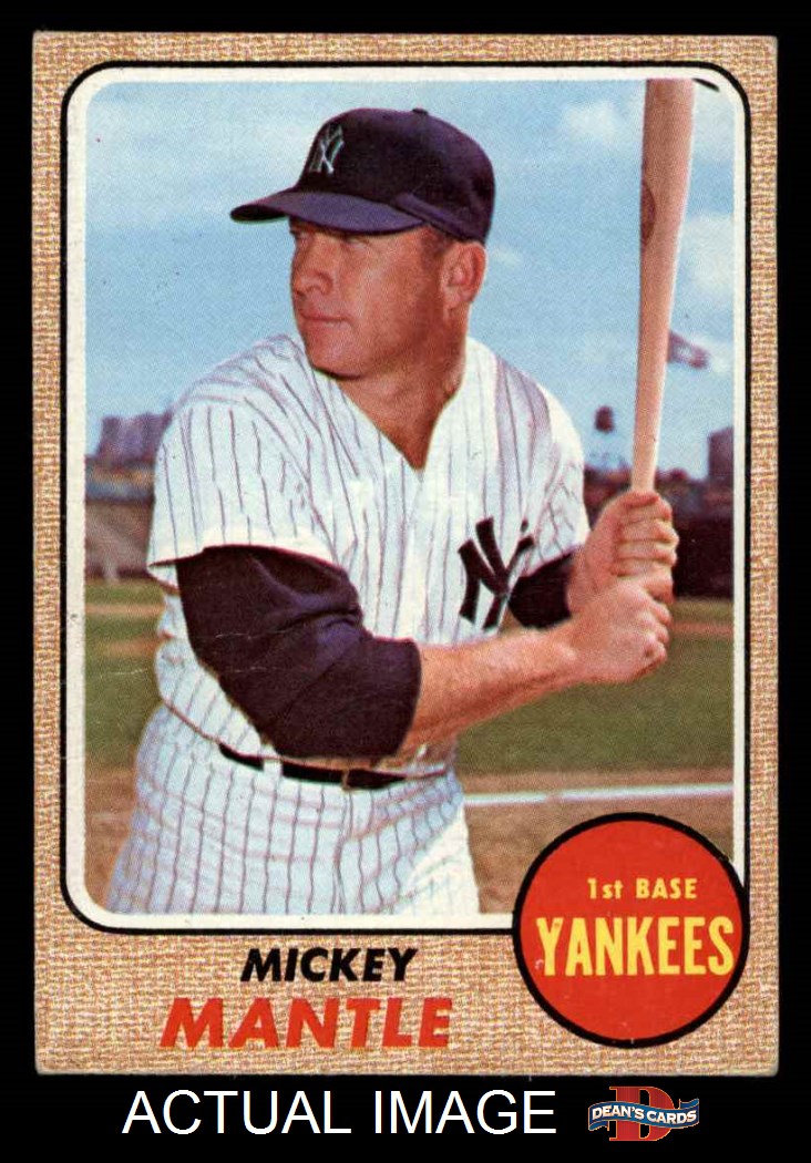 New York Yankees Team Photo Custom Baseball Card 1968 Style 