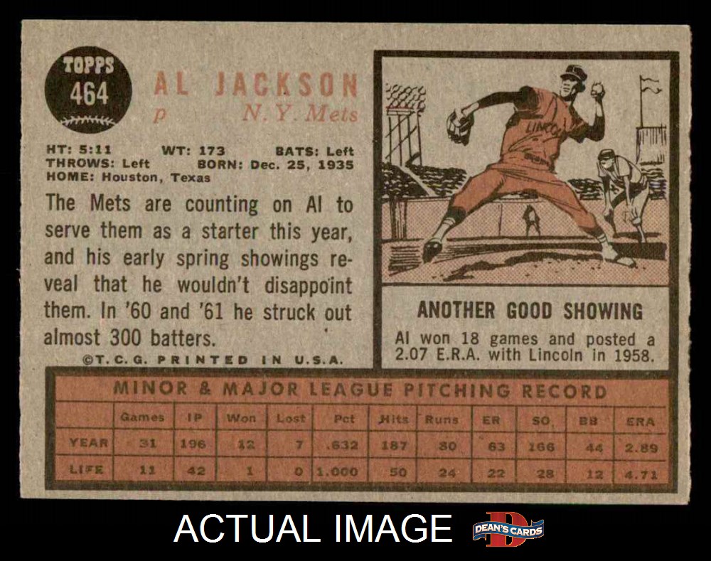 Gil Hodges 1962 Topps Baseball Card - Mets History