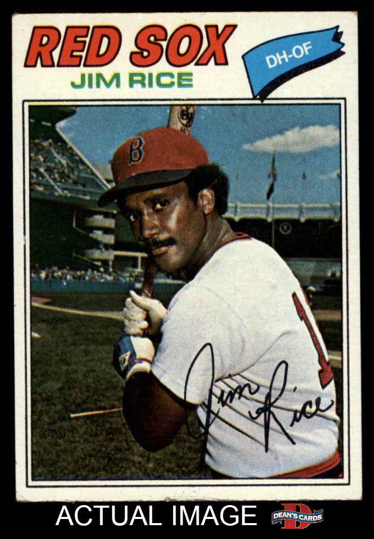 DWIGHT EVANS 1977 Topps 25 Baseball Card Boston Red Sox 