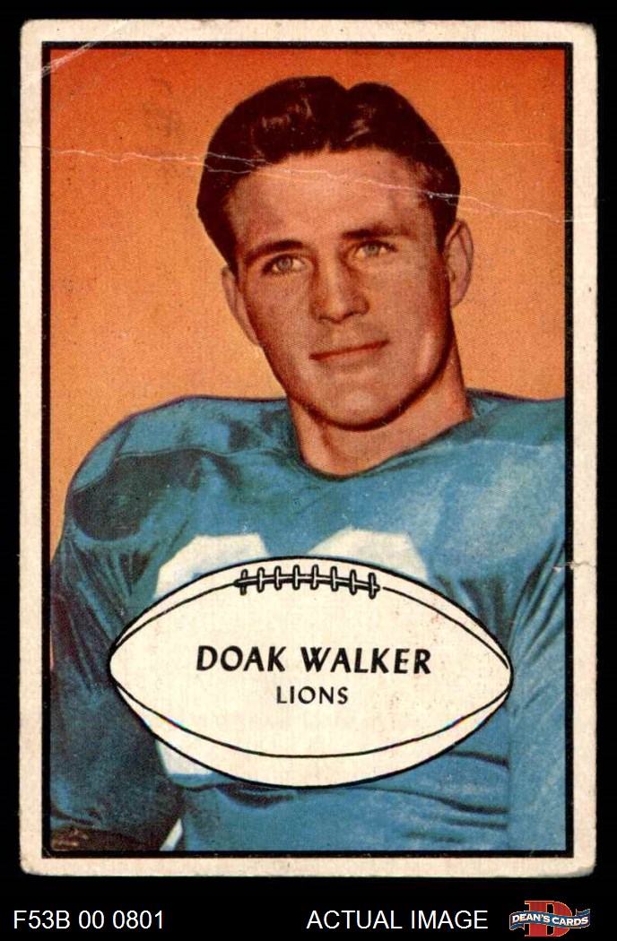 1953 Bowman #6 Doak Walker