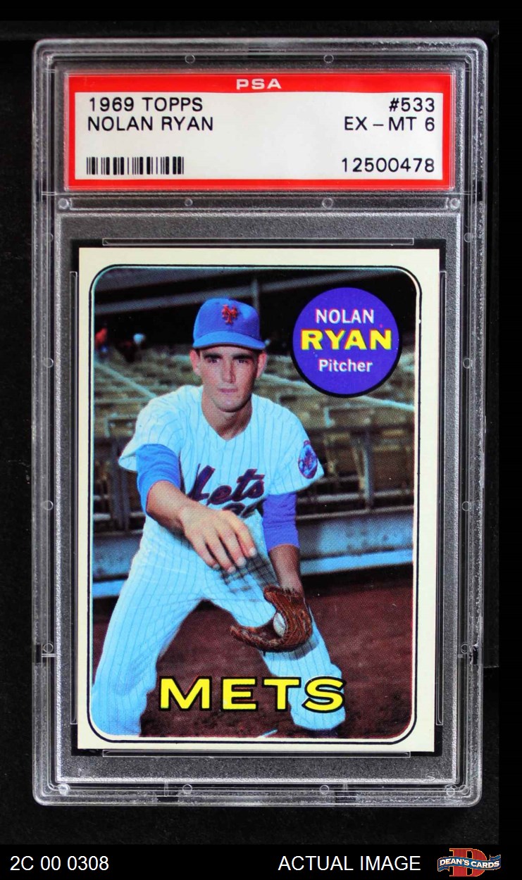 1969 Topps #533 Nolan Ryan PSA 6 J9992 | eBay