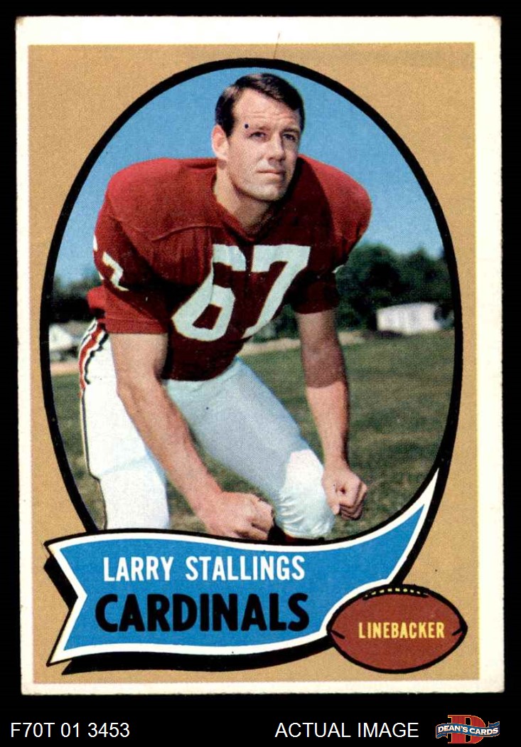 1970 Topps St. Louis Cardinals Football Team Set Cardinals-FB 4 - VG/EX | eBay