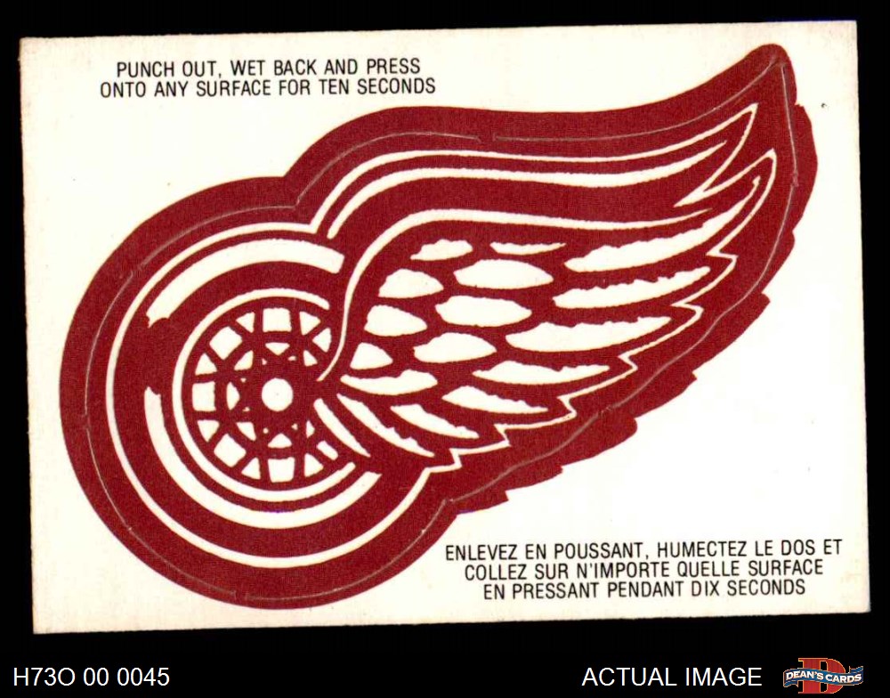 1973 O-Pee-Chee Team Logos # Red Wings Logo