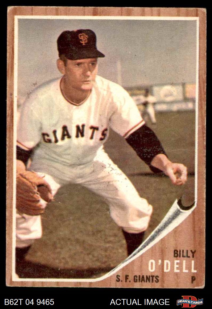 1962 Topps San Francisco Giants Team Set