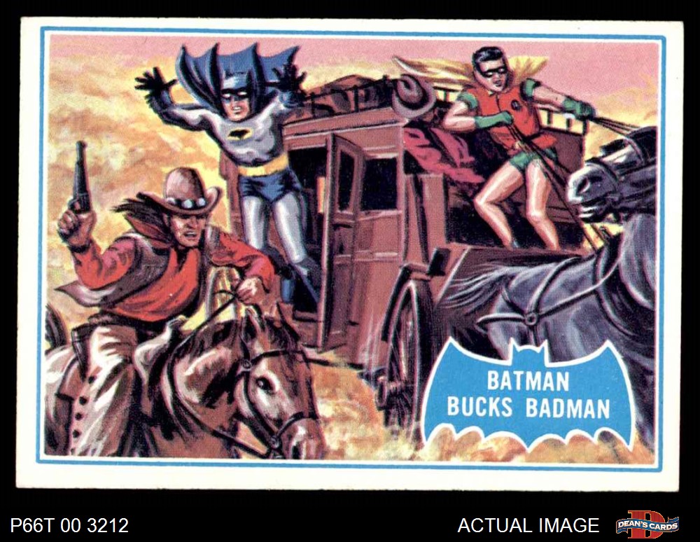 1966 Topps Batman Blue Bat Complete Set