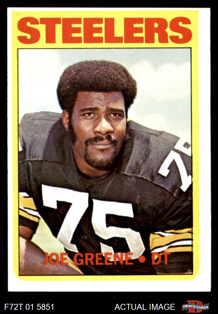 1972 Topps Pittsburgh Steelers Low # Team Set