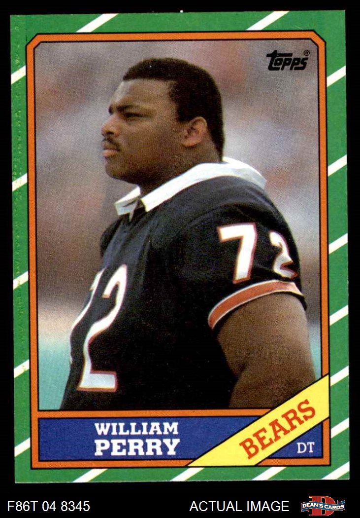 1986 Topps 27 Dave Duerson Chicago Bears Well Centered Mint-9 