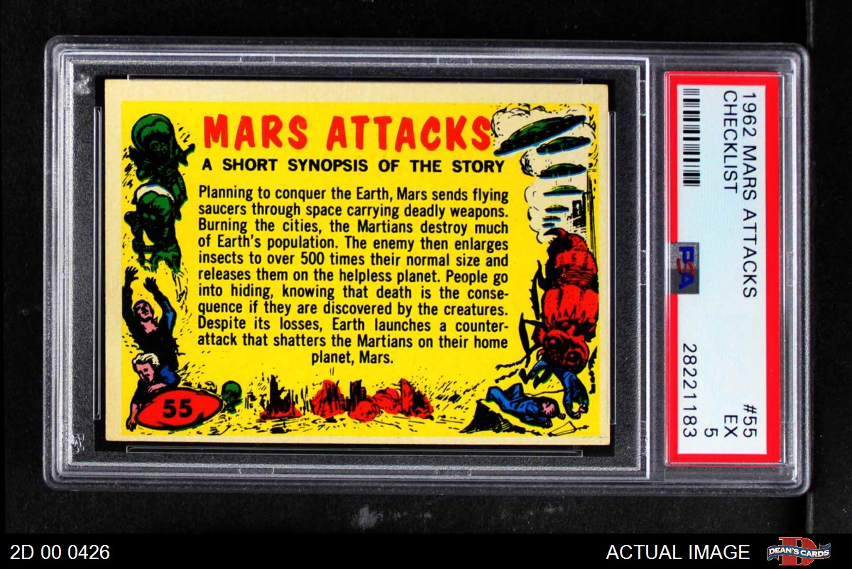 Mars Attacks Invasion Parallel Extra Gore Base Card 44 Mars Attacks Com Trading Card Singles