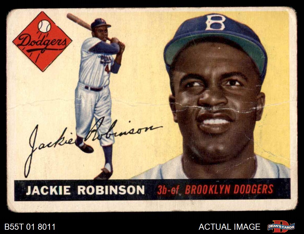 1955 BROOKLYN DODGERS Custom Baseball Card Set World Series Team Jackie  Robinson Xmas Birthday Gift Art History 26 Cards