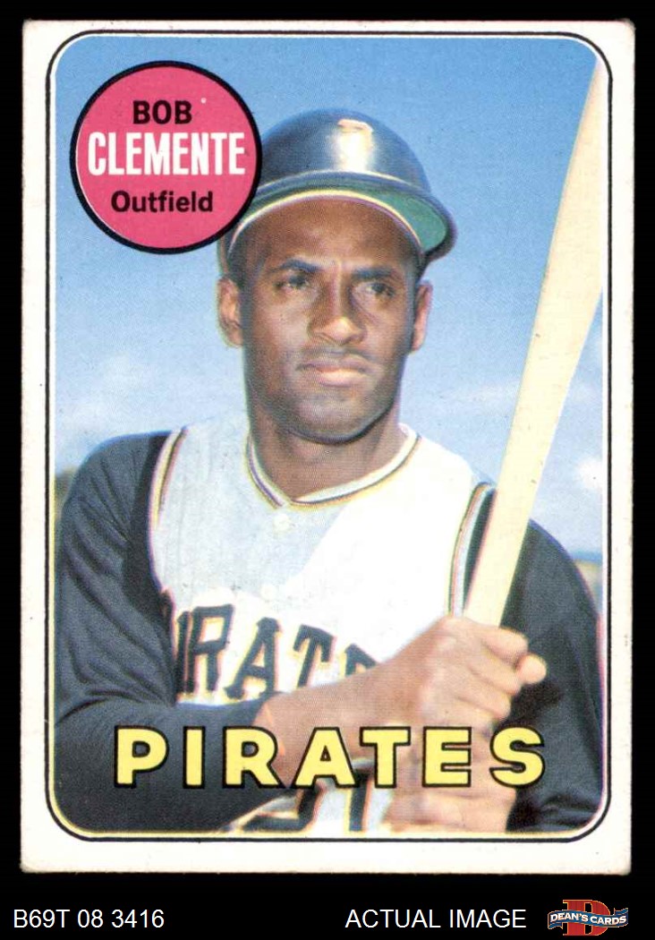 Baseball Card Deans Cards 5 EX Pirates 1969 Topps # 50 Roberto ...