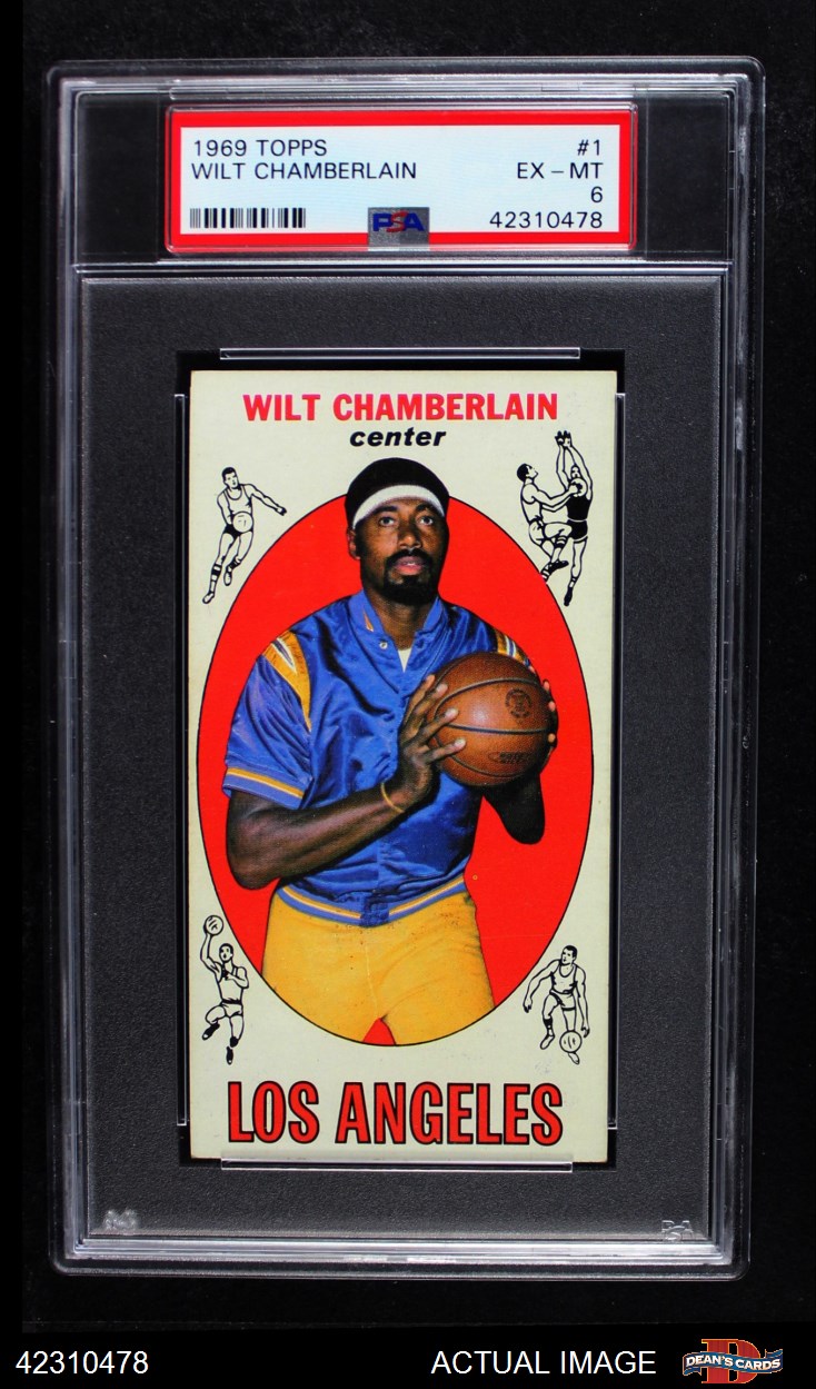 Basketball Card Deans Cards 2 1969 Topps # 35 Elgin Baylor Los Angeles Lakers GOOD Lakers