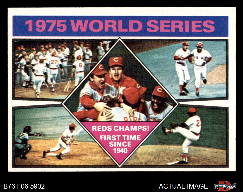 1976 Topps Cincinnati Reds Team Set