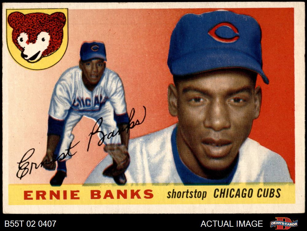 Sold at Auction: (VG-VGEX) 1963 Topps Ernie Banks #472 Baseball Card