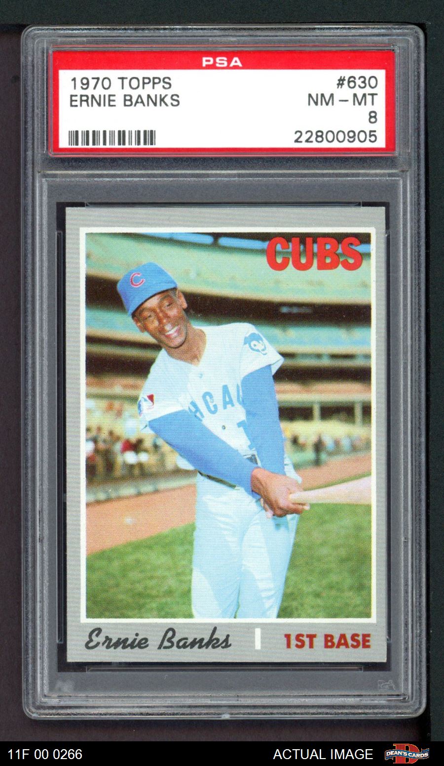 Ernie Banks 1970 Topps Baseball Card 630 Vintage Baseball 