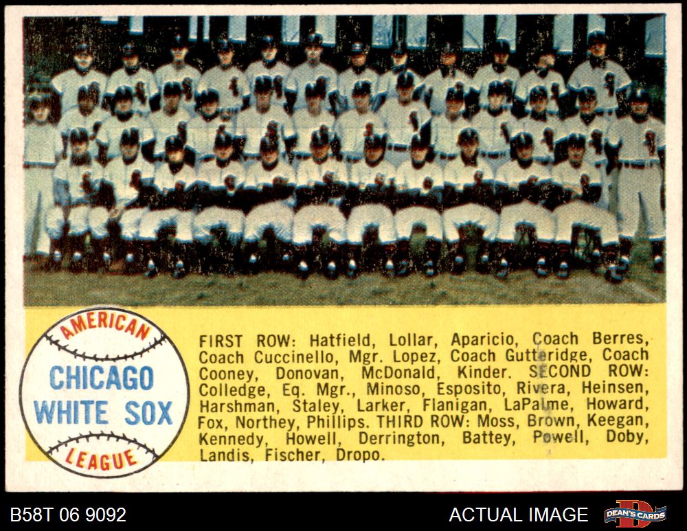  1958 Topps # 85 WT Luis Aparicio Chicago White Sox