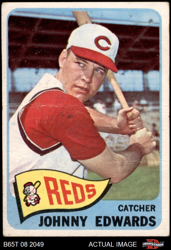 Deans Cards 2 GOOD Reds Baseball Card 1965 Topps # 530 Jim Maloney Cincinnati Reds