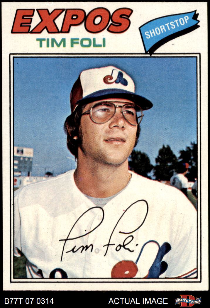 Ellis Valentine Signed 1977 Topps Baseball Card - Montreal Expos