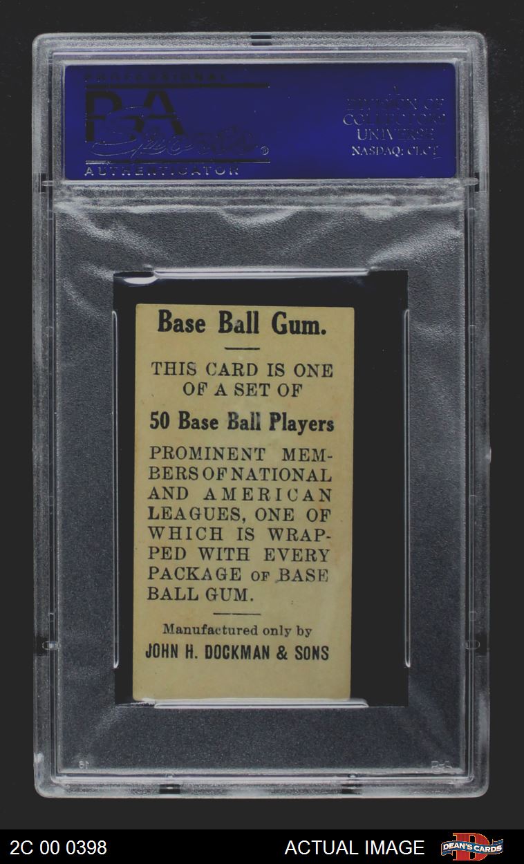 1909 E92 Dockman Heinie Zimmerman Cubs 3 - VG E92D 00 0067