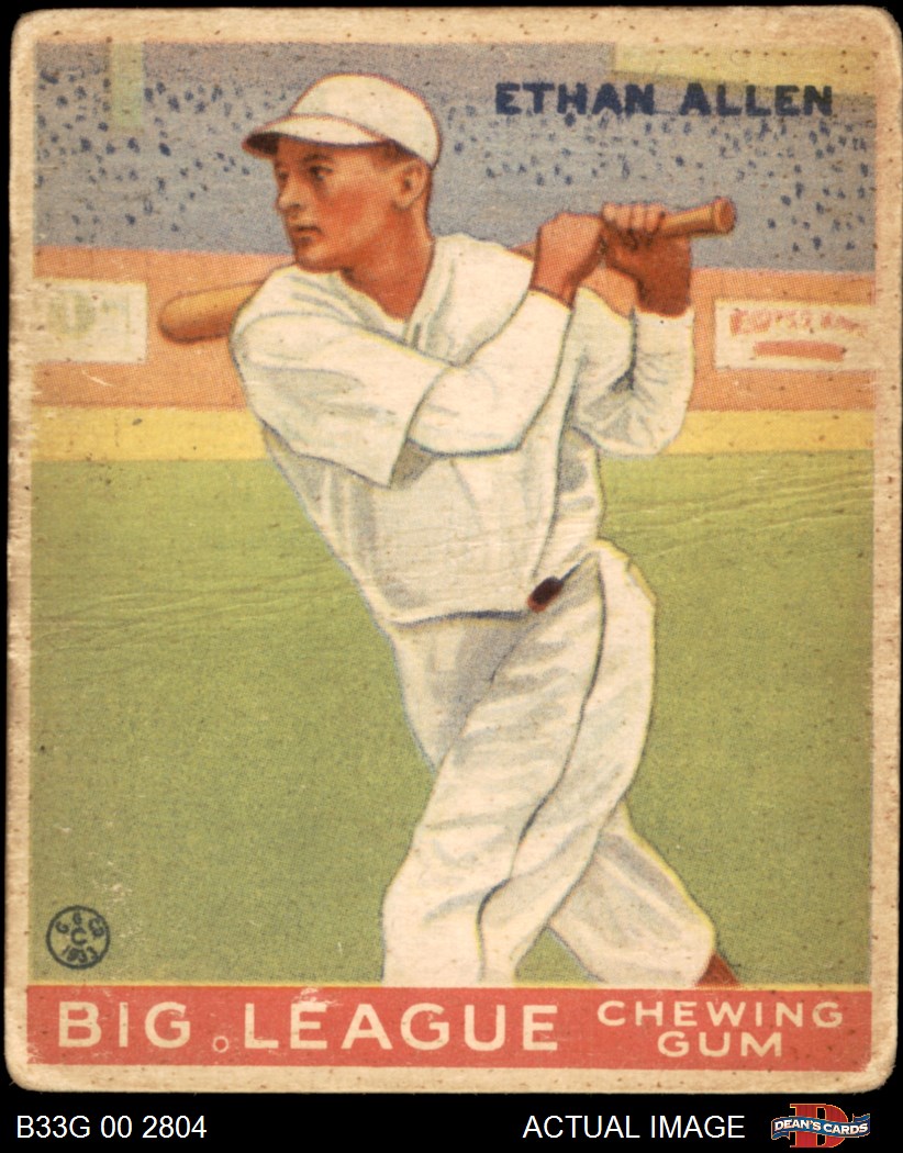 1933 Goudey #46 Ethan Allen Cardinals 1.5 - FAIR - Picture 2 of 17