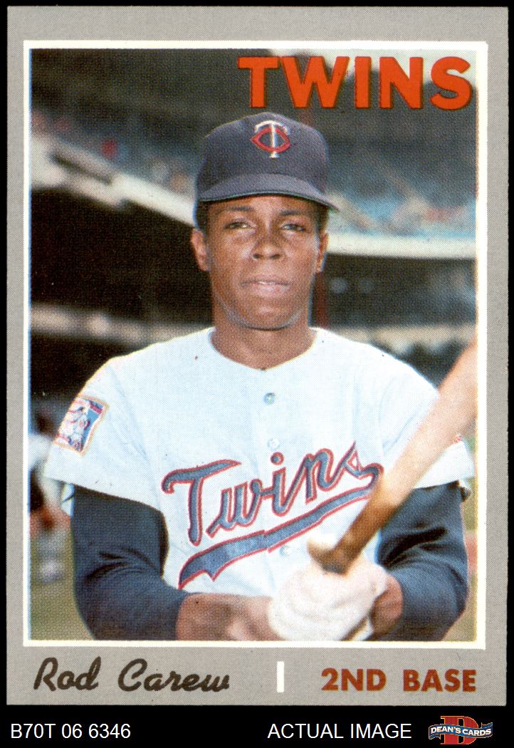 1970 Topps #290 Rod Carew Minnesota Twins Baseball Card Ex/Mt o/c