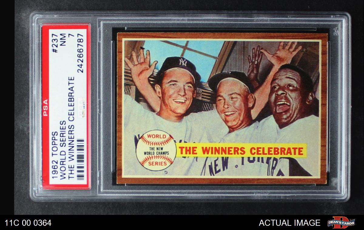 1962 Topps # 237 1961 World Series - Summary - The Winn