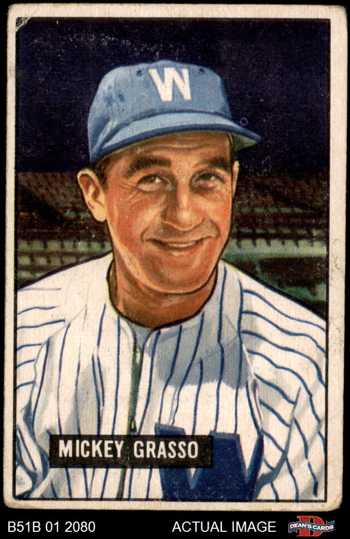 1951 Bowman Washington Senators Team Set