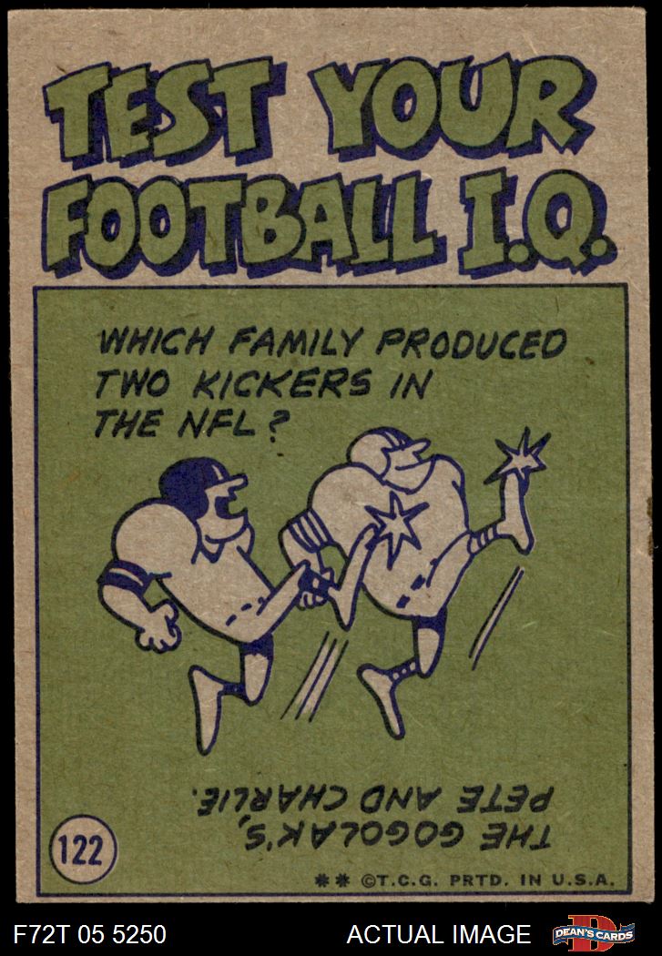 1972 Topps 1971 NFC Championship Game CCG 138