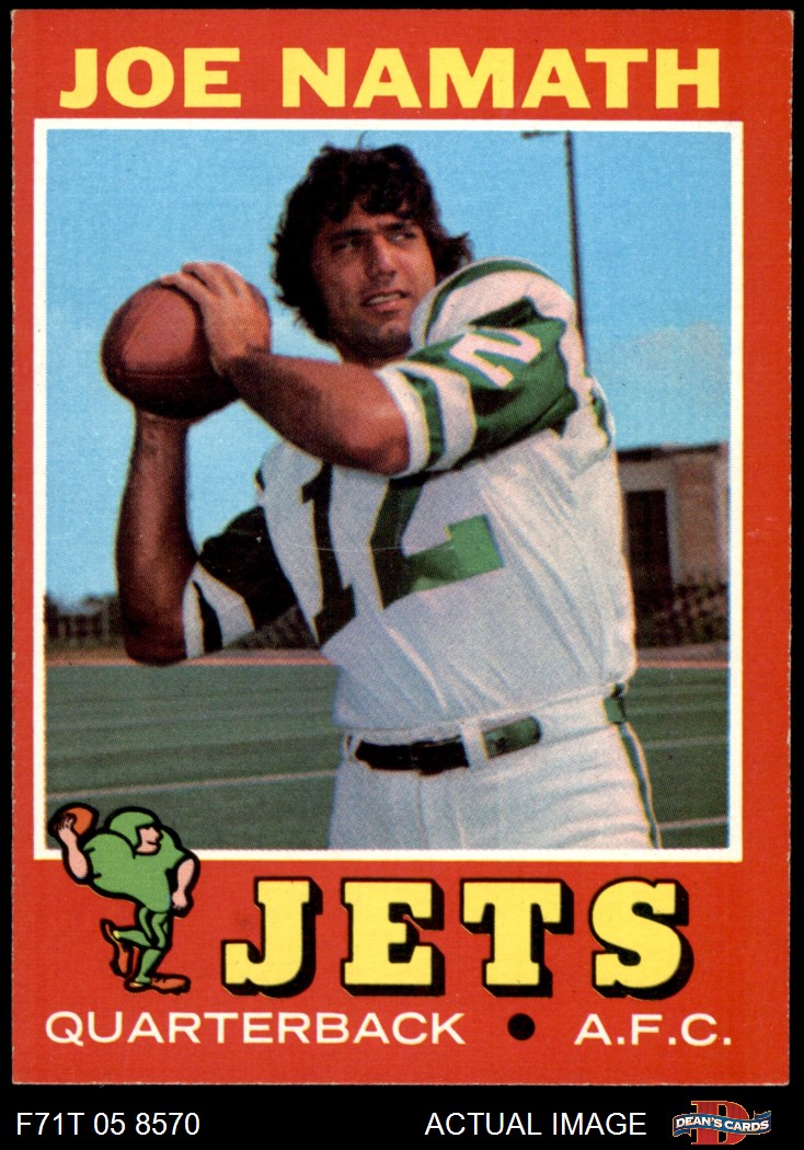 1971 Topps # 1971 Topps New York Jets Team Set