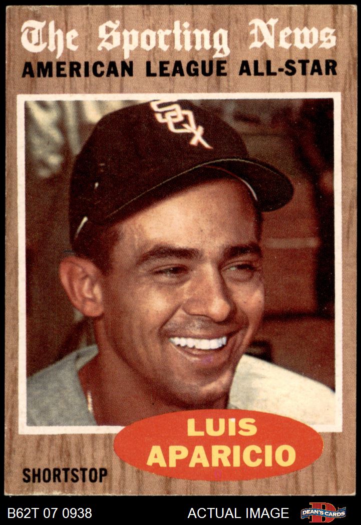 Luis Aparicio Card 1962 Topps #325