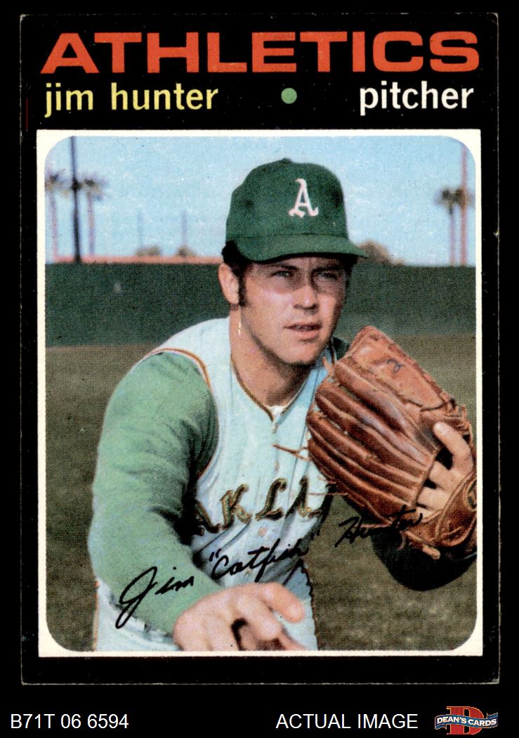 1971 Topps 45 Jim Catfish Hunter