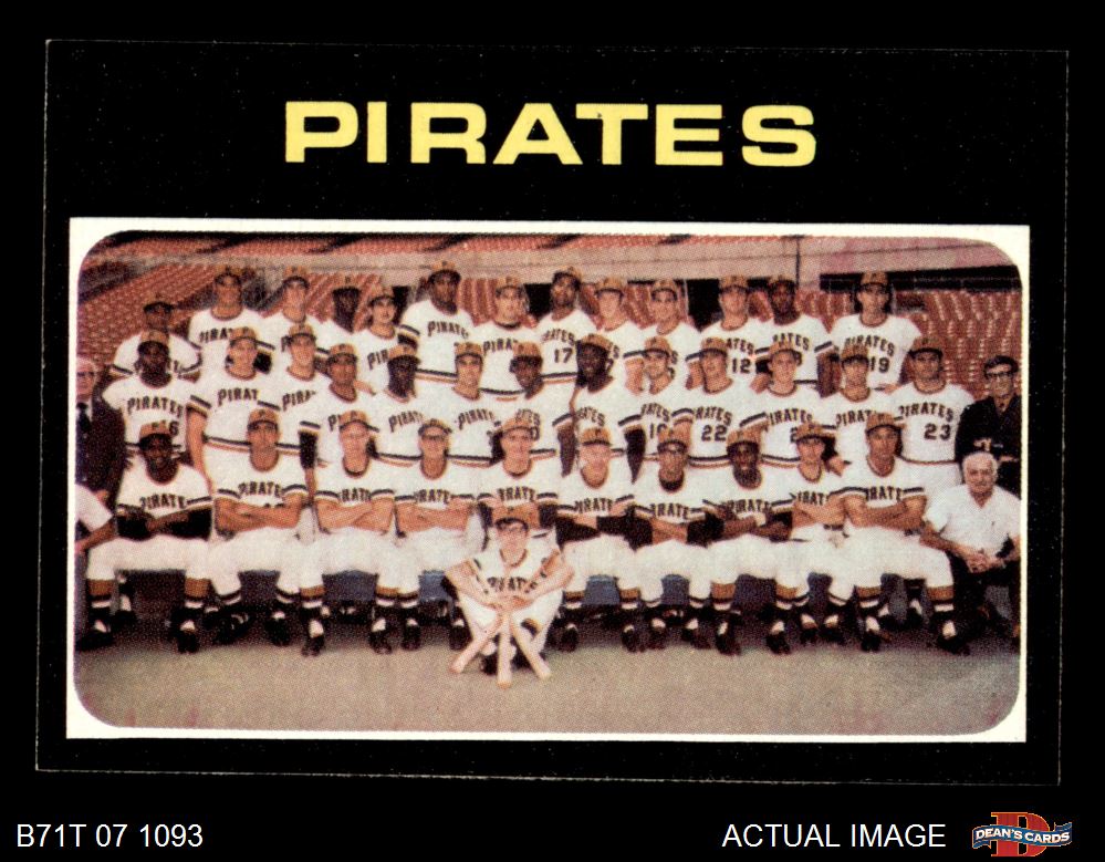 1971 pittsburgh pirates uniforms