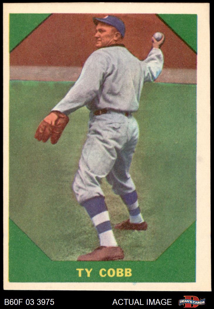 1961 Fleer #14 Ty Cobb - Scan of actual card you will receive - NM -  1,000,000 Baseball Cards