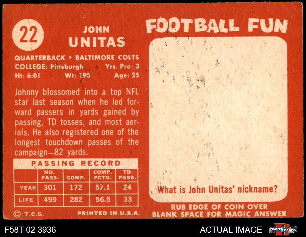 Jim Mutscheller Football Cards