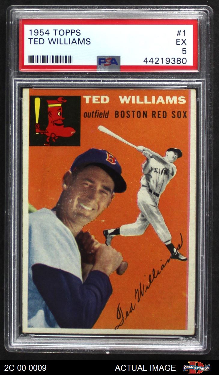 1954 Topps Ted Williams #1 Signed Autographed Baseball Card PSA DNA