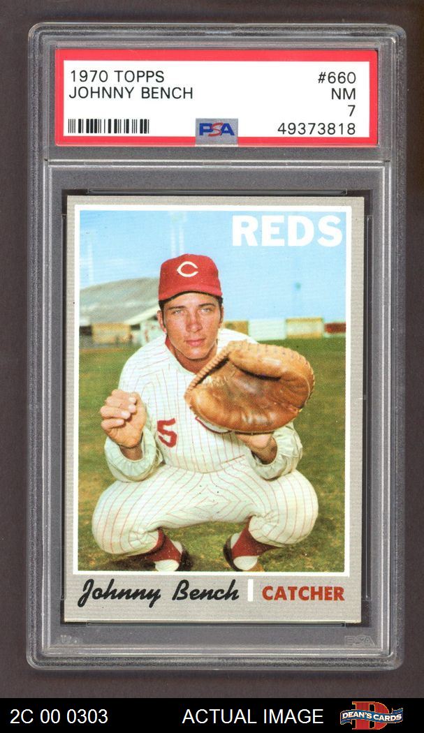 1970 Topps #660 Johnny Bench 8 - NM/MT