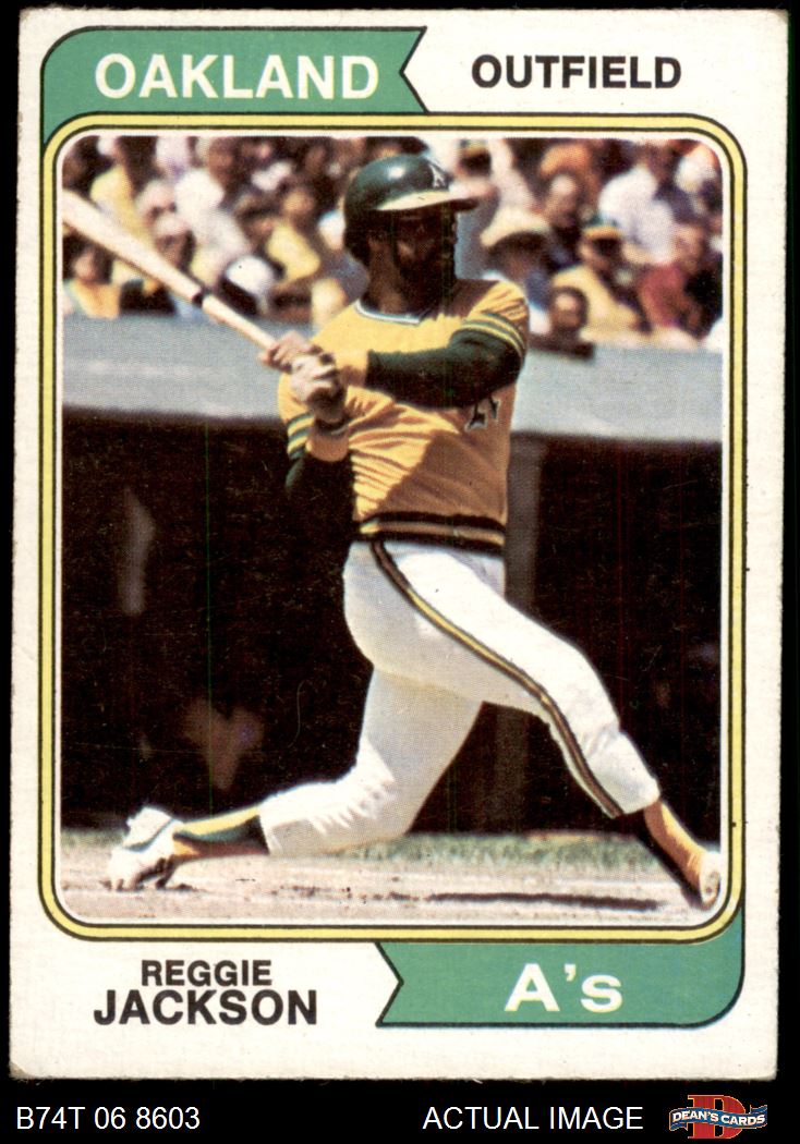 1973 Topps Reggie Jackson Baseball Card #255 ~ Nm/mt