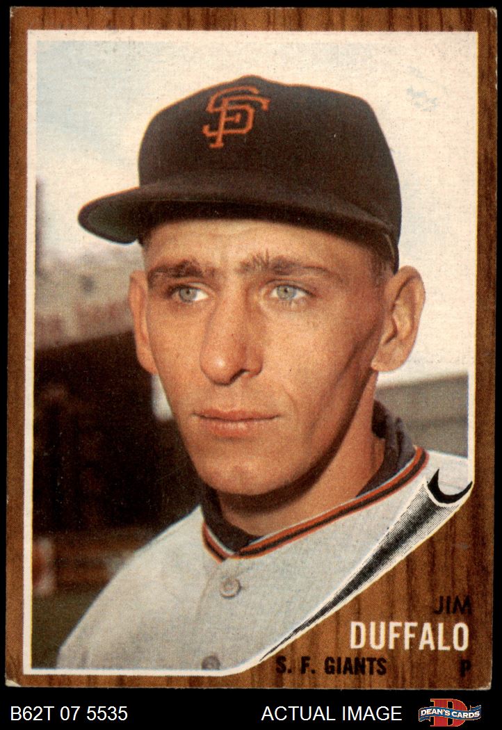 1962 Topps San Francisco Giants Team Set