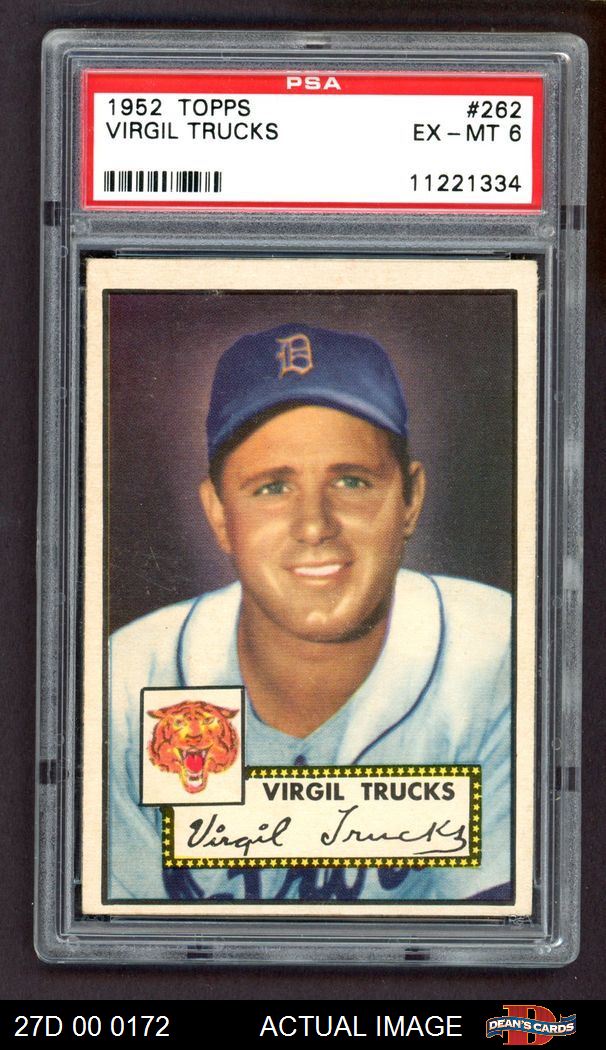 1952 Topps Detroit Tigers Low Number Team Set