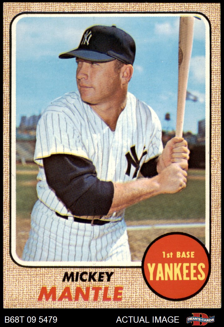 1968 Topps #280 Mickey Mantle 7 - NM